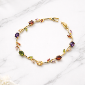 Multi colour tulip bracelet