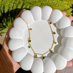 Rainbow Dainty Necklace