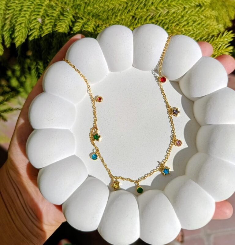 Rainbow Dainty Necklace
