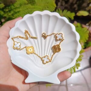 White & Golden Clover