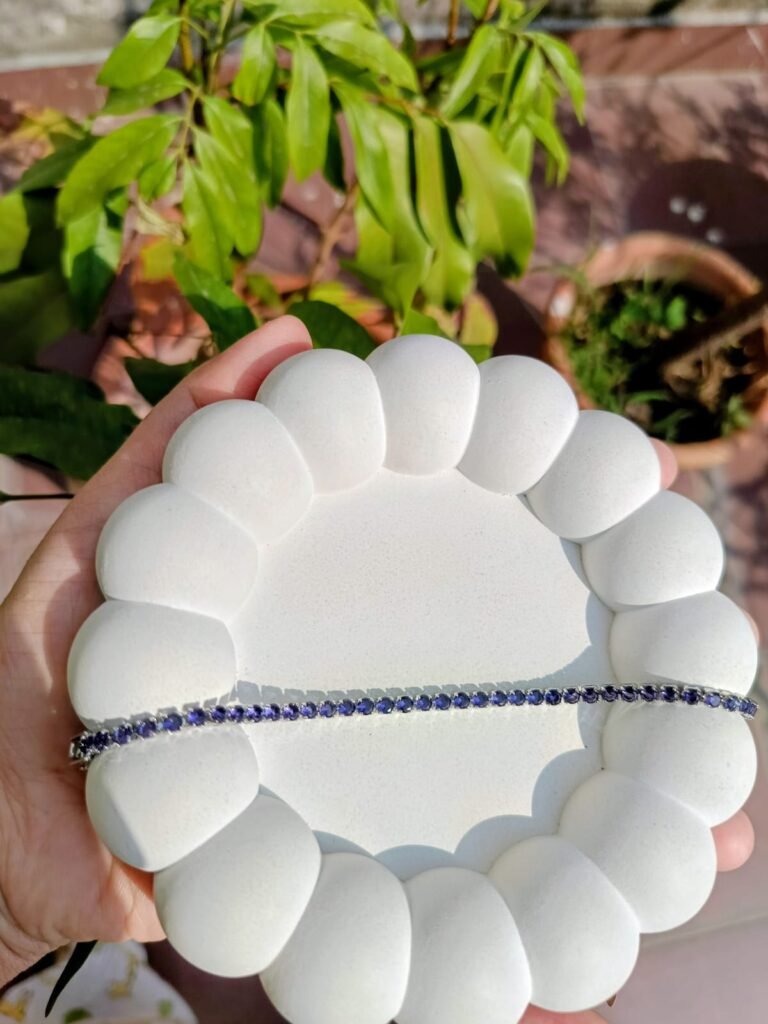 Purple Tennis Bracelet
